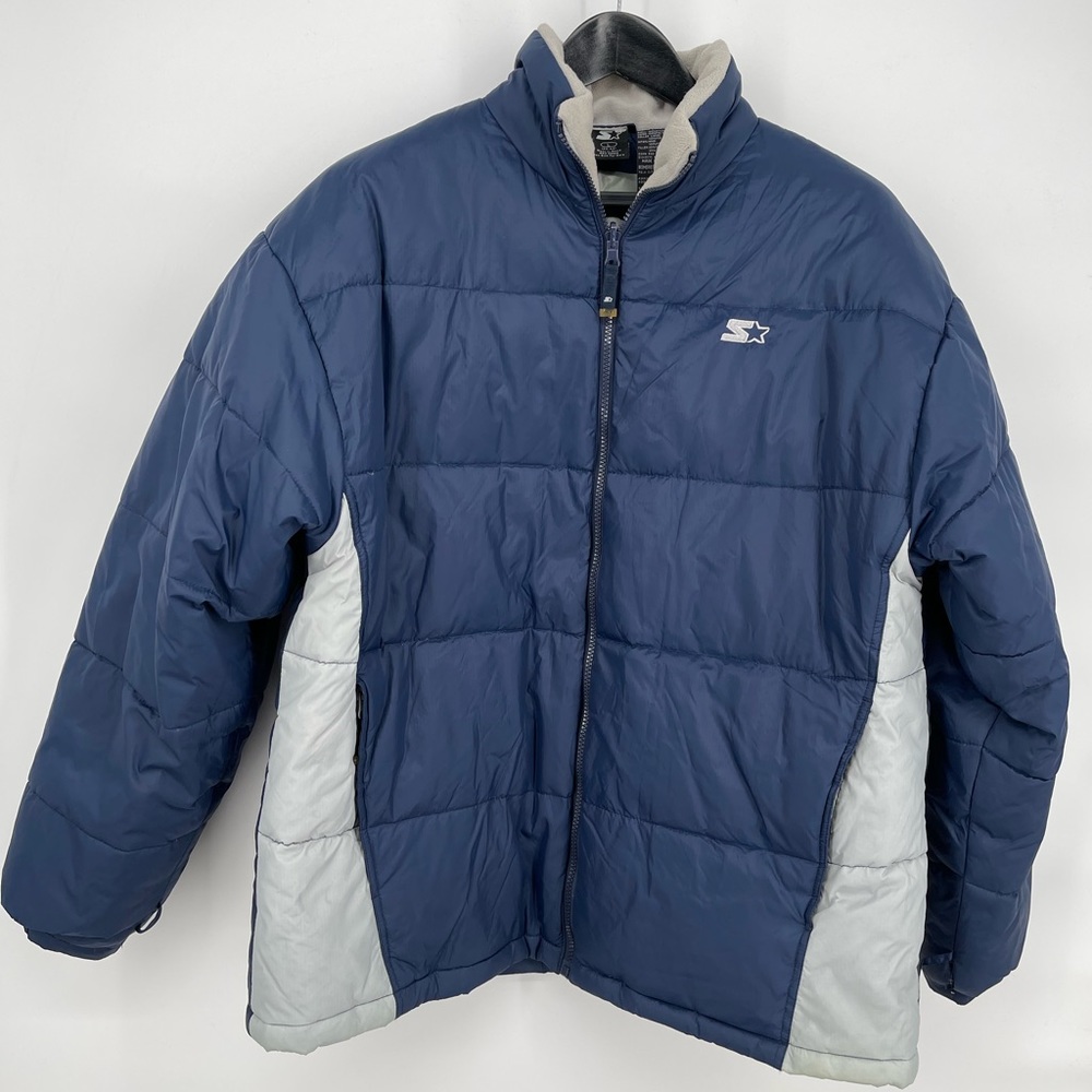 Starter Vintage Down Full Zip Coat‎ Size L